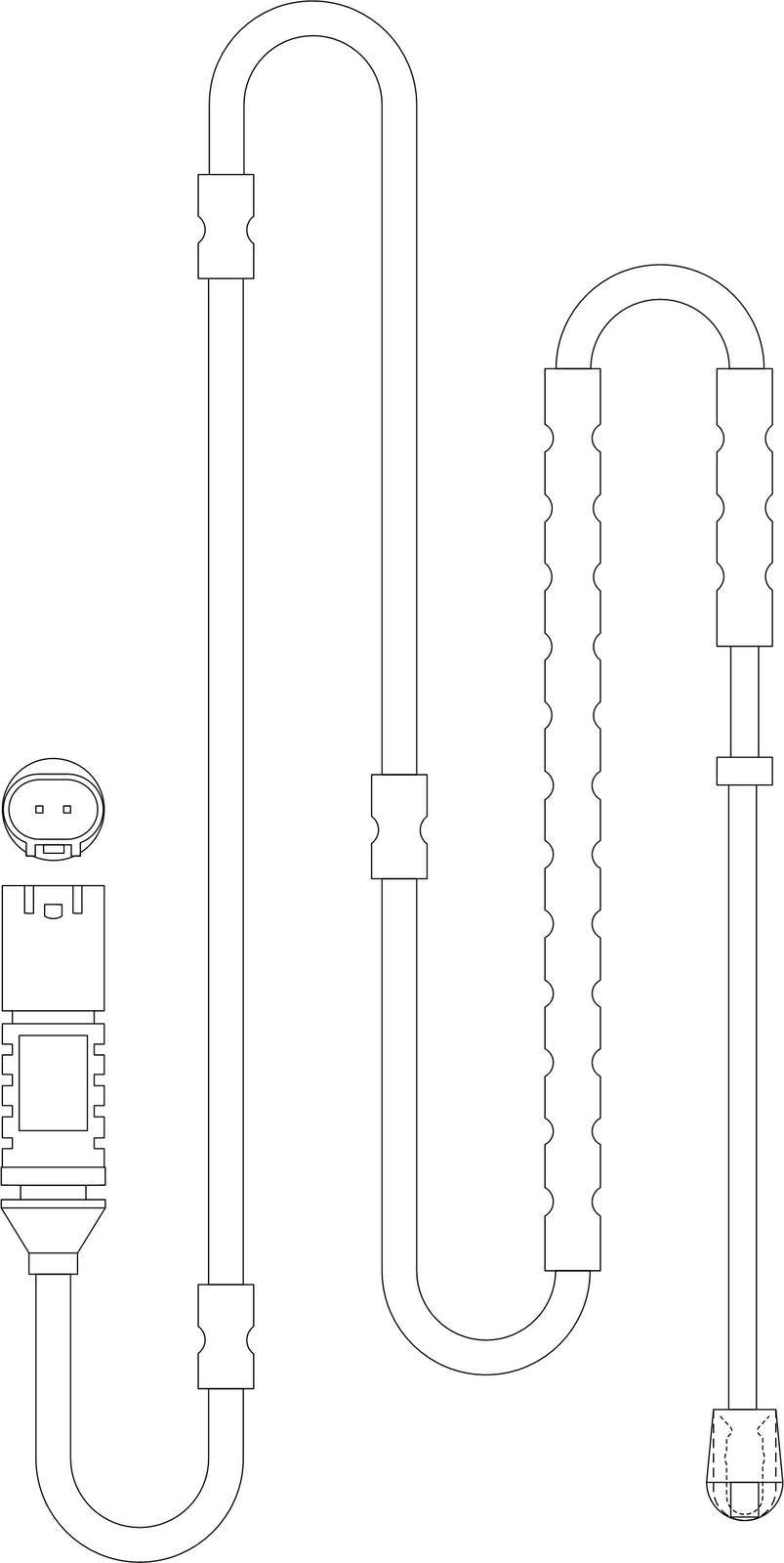 Rear brakes wear sensor for F20, F22, F30, F31, F32, F33, F87, F82, F83 - All 1, 2, 3 4 series all engine varients