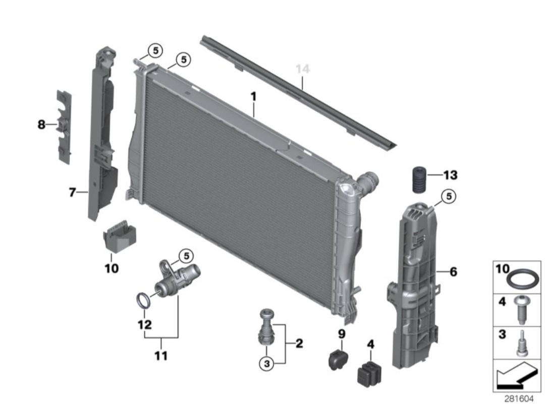 Koyorad 335i/135i N54/N55 radiator Auto/Manual