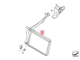 Genuine BMW heater core E9x E8x - 64119190596 heater element